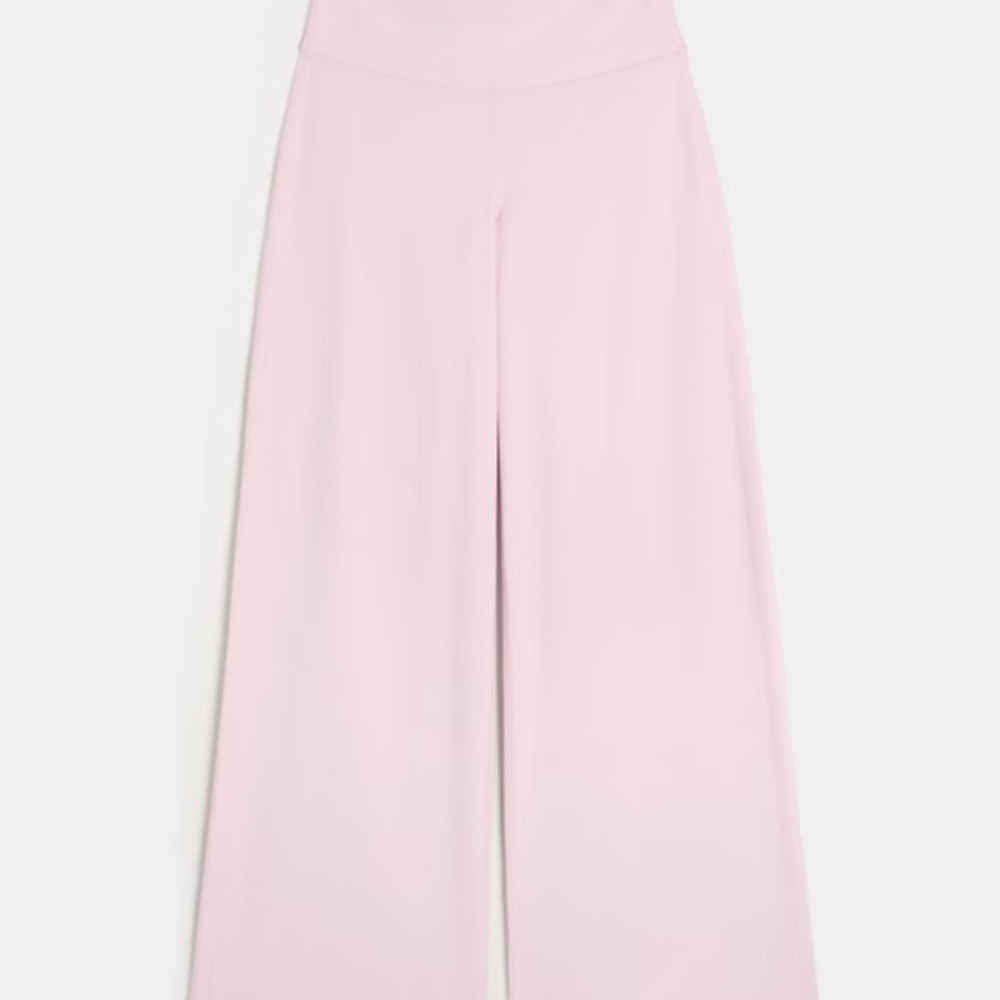 Gilly Hicks Soft Pink Wide-Leg Pants